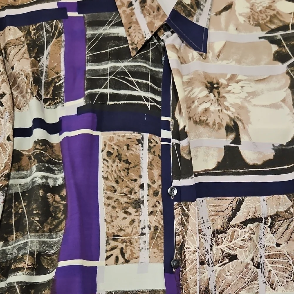 Men's Multicolor Dress Shirt - Picture 2 of 8